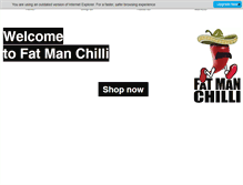 Tablet Screenshot of fatmanchilli.co.uk